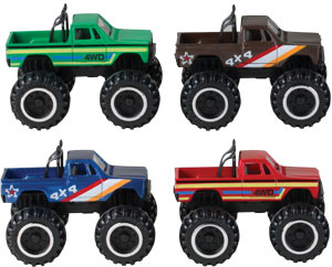 Monster Truck Cake Topper Set