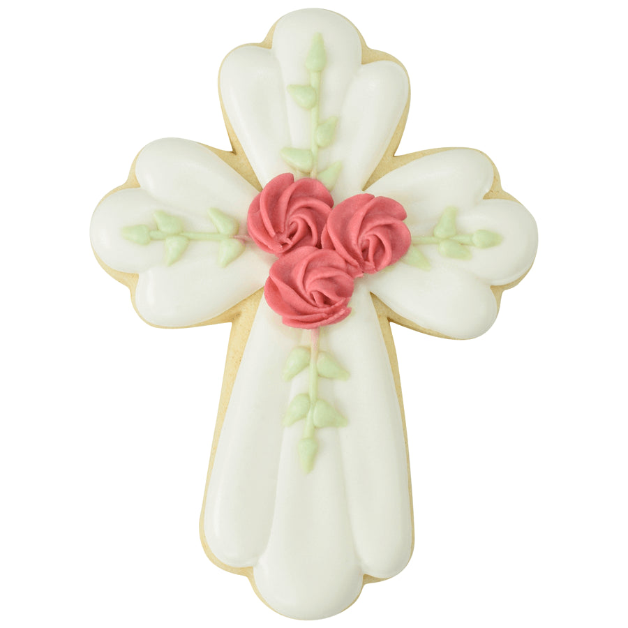 Elegant Cross Cookie Cutter, 3.5"