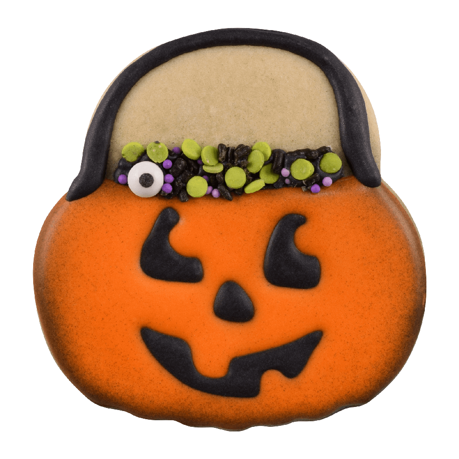Pumpkin Bucket Cookie Cutter, 3"
