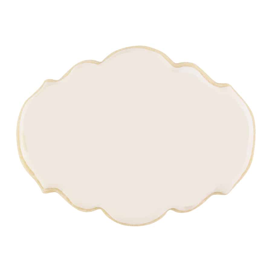 Elegant Plaque Cookie Cutter, 4.25"