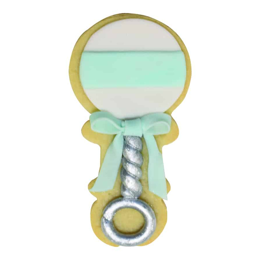 Baby Rattle Cookie Cutter, 4"