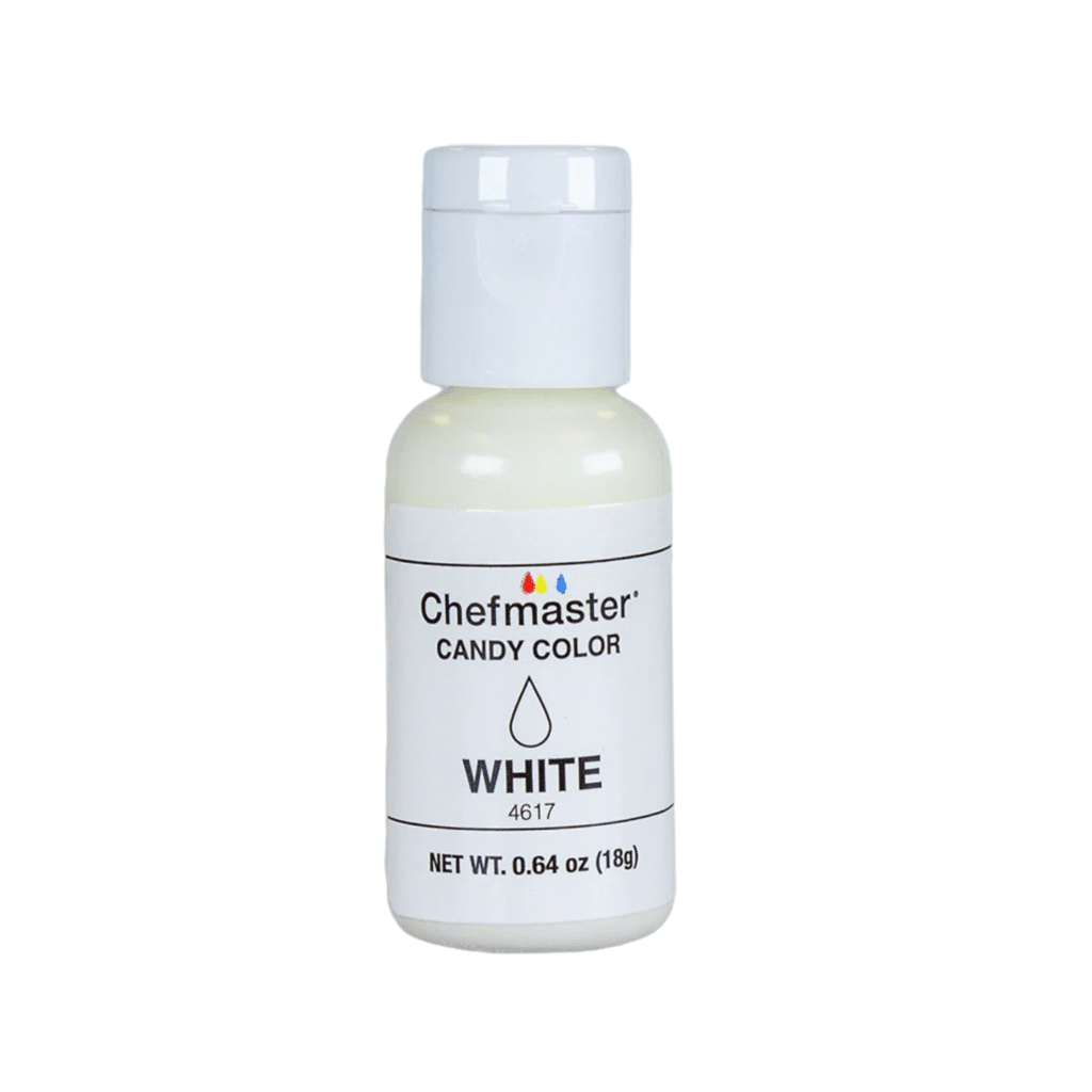White Candy Color Oil, .64oz (Chefmaster)