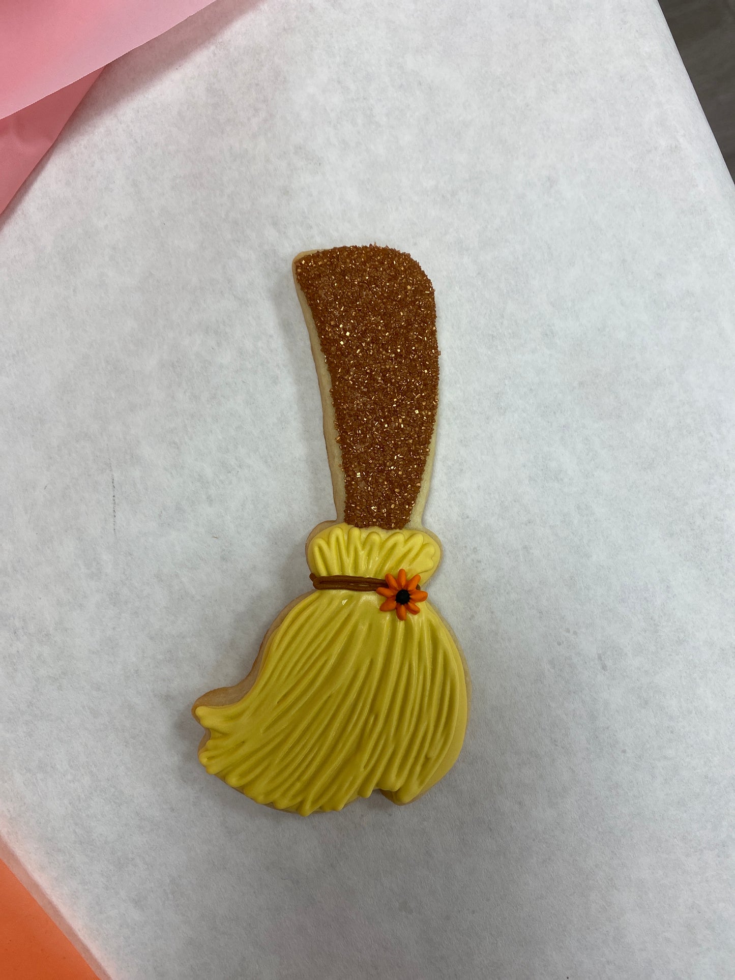 Halloween Witch Broom Cookie Cutter, 5"
