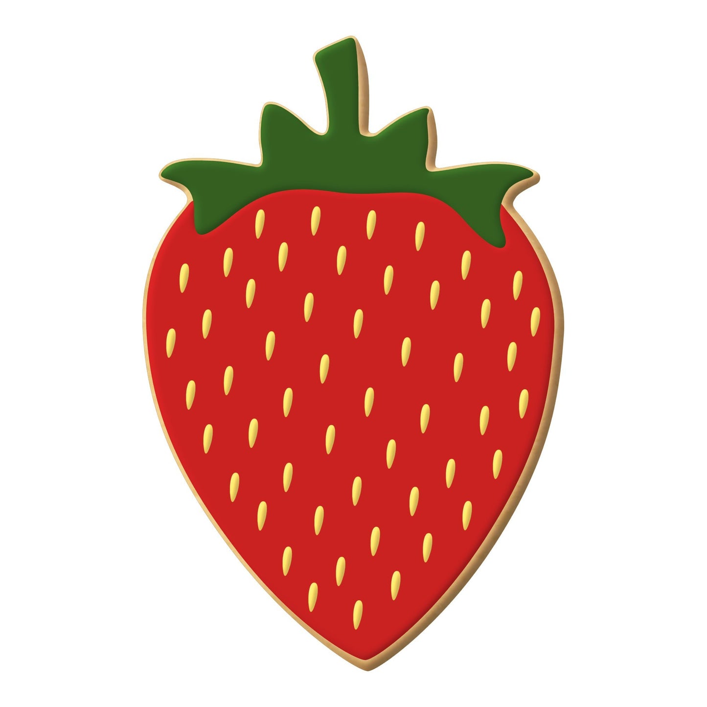 Strawberry Cookie Cutter, 3.5"