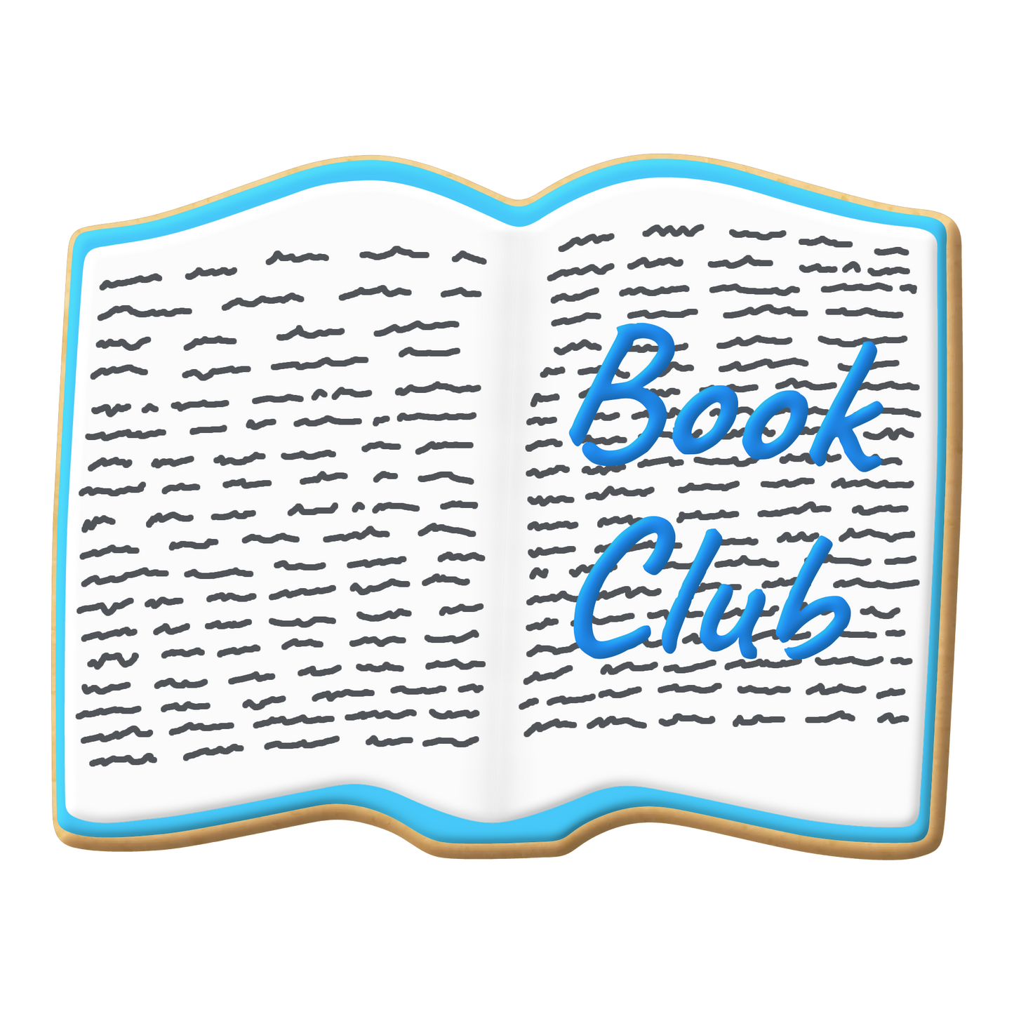 Open Book Cookie Cutter, 3.5"