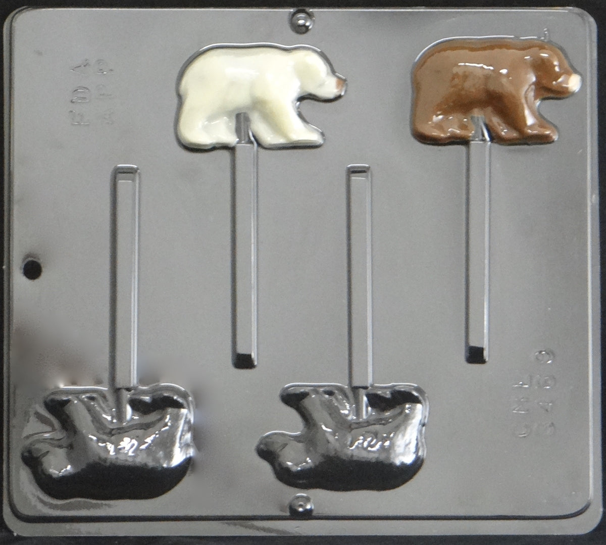 Polar Grizzly Bear Pop (4cavity)