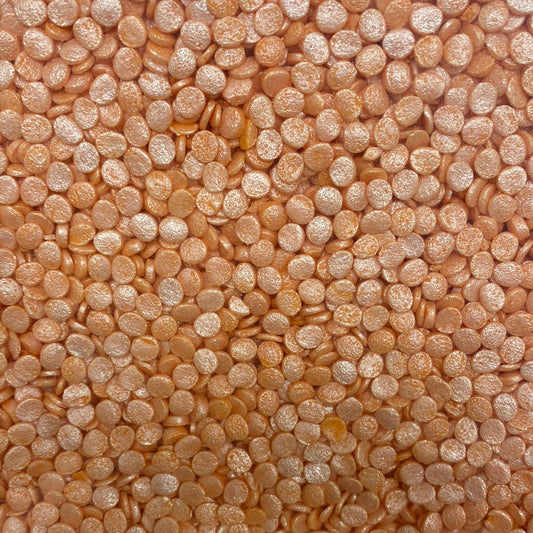 Confetti Pearl Orange Sequins,  2 oz