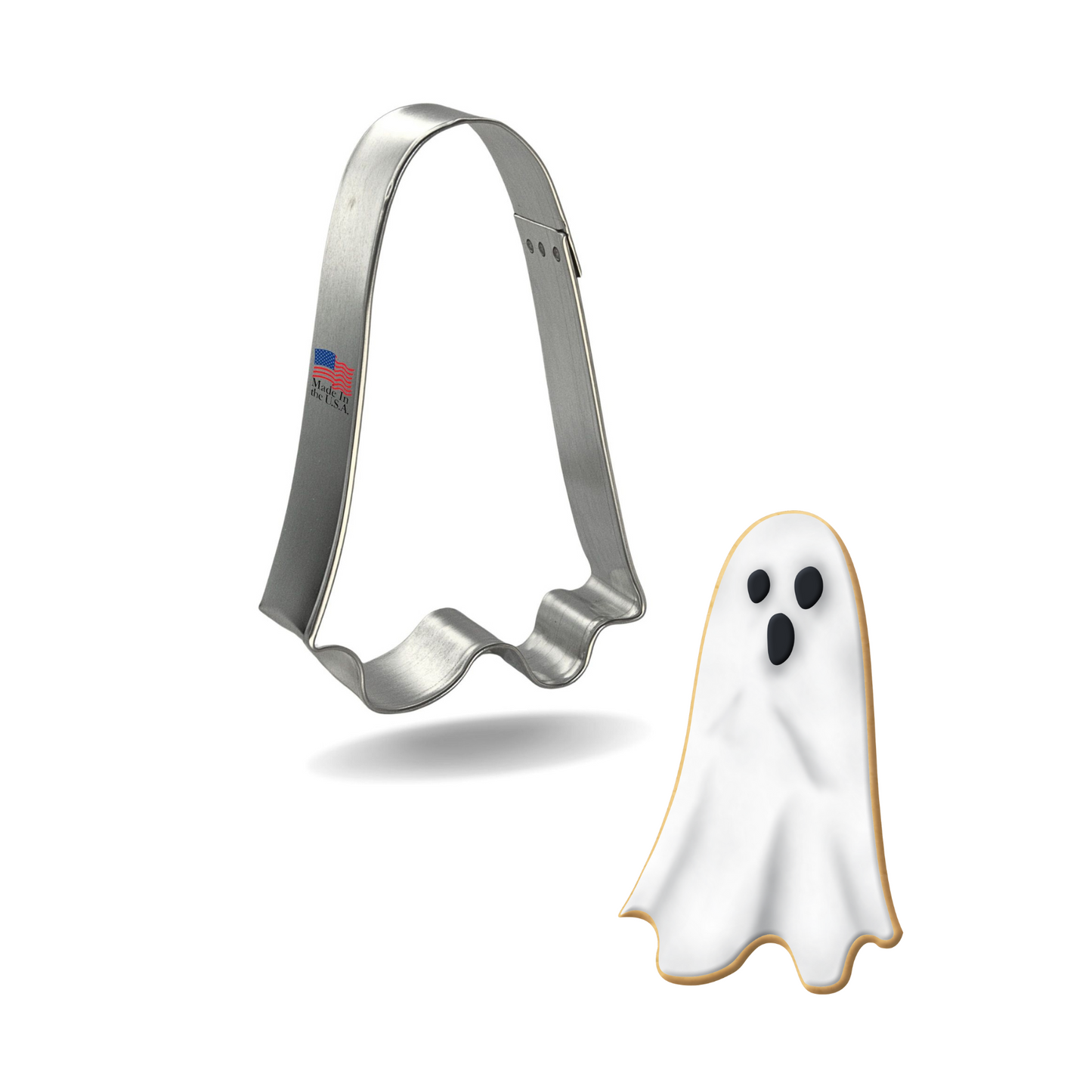 Ghost with Feet Cookie Cutter, 3.5"