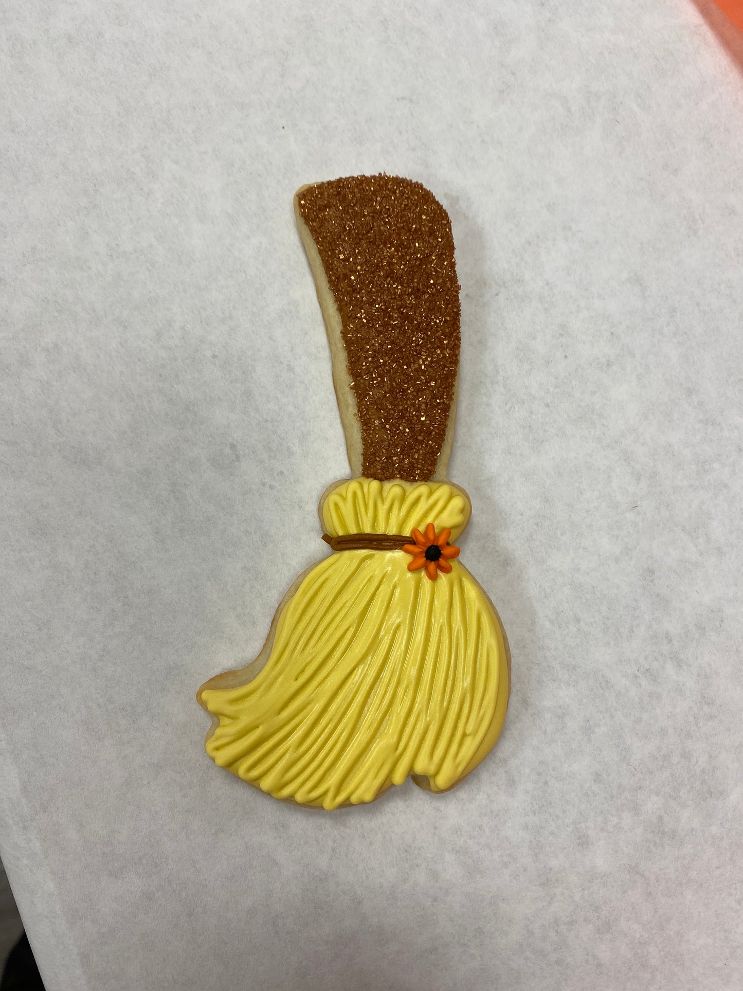 Halloween Witch Broom Cookie Cutter, 5"