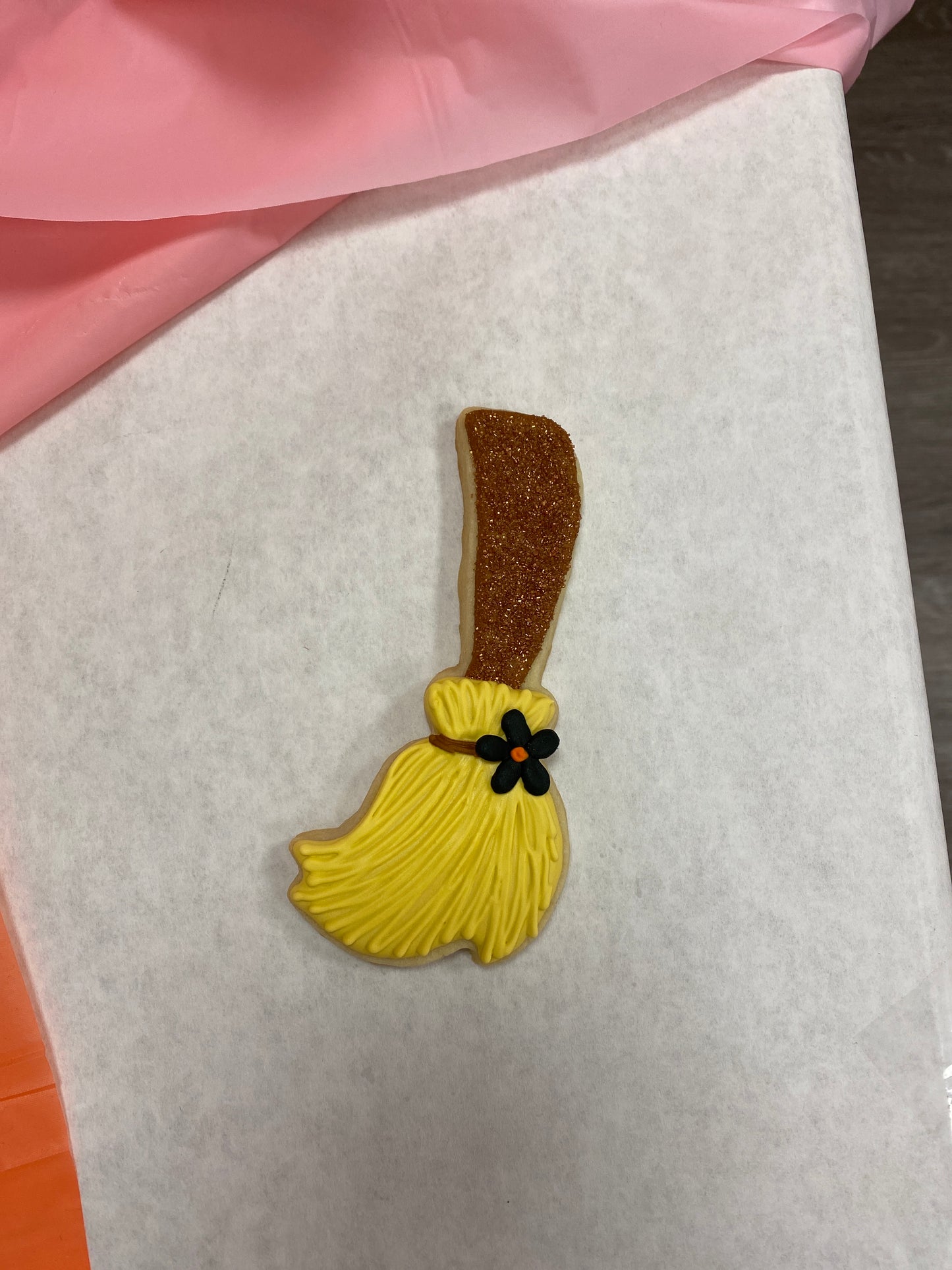 Halloween Witch Broom Cookie Cutter, 5"