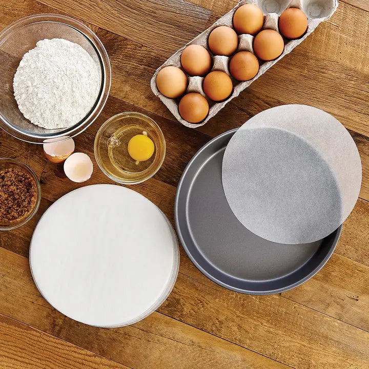 Parchment Sheets, Pre-Cut 8" Round