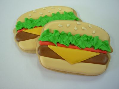 Hamburger Cookie Cutter, 4"