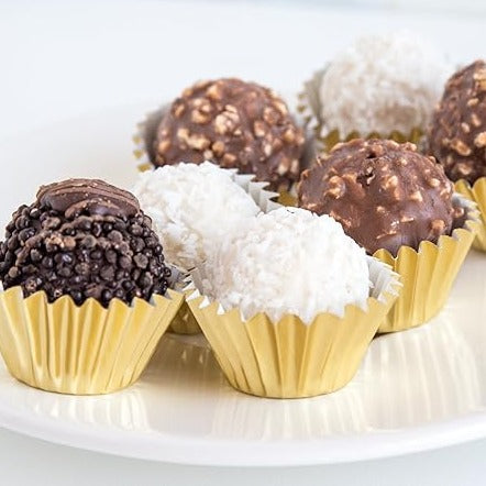 Petit-Four Cups, Gold Foil, 48 Pack