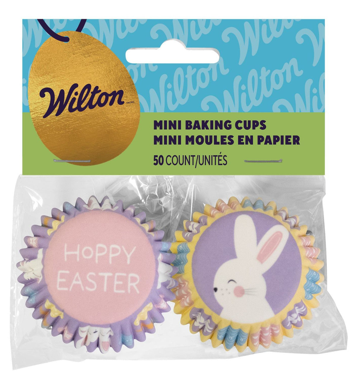 Hoppy Easter Mini Baking Cup, 50 pack