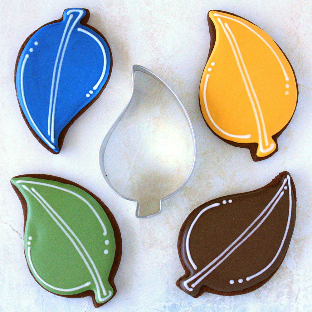 Teardrop Leaf Cookie Cutter, 3.75"