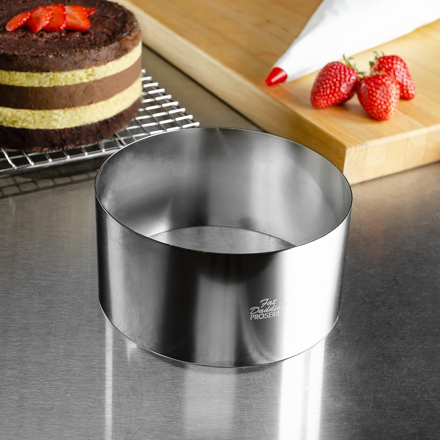 Cake and Pastry Ring, 2-3/4" x 1-3/4"