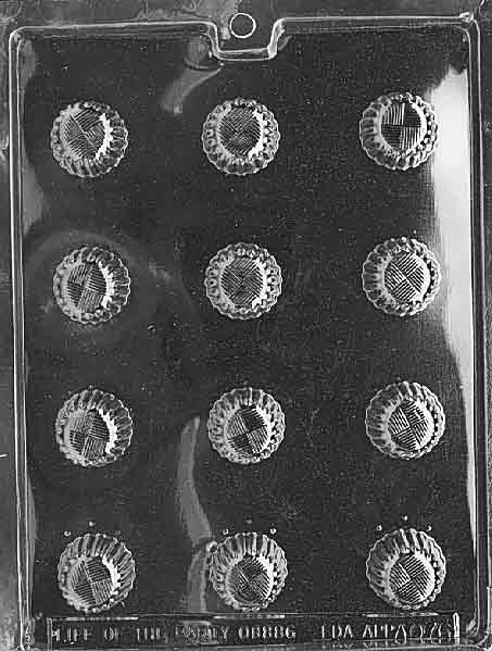 Traditional Round Weave Chocolate Mold