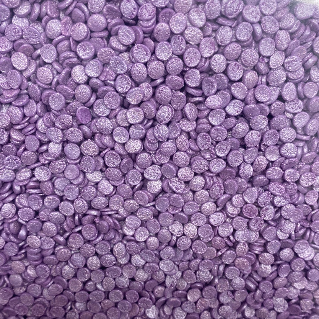Confetti Pearl Purple Sequins,  2 oz