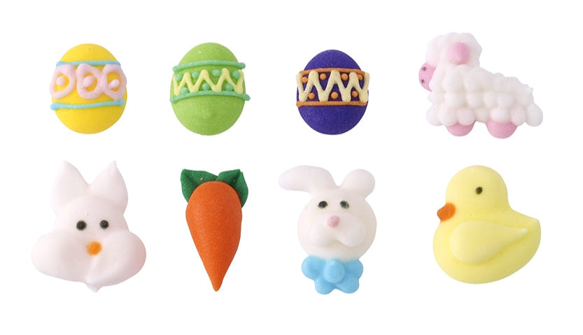 Mini Royal Icing Easter Assortment, 8 Pack