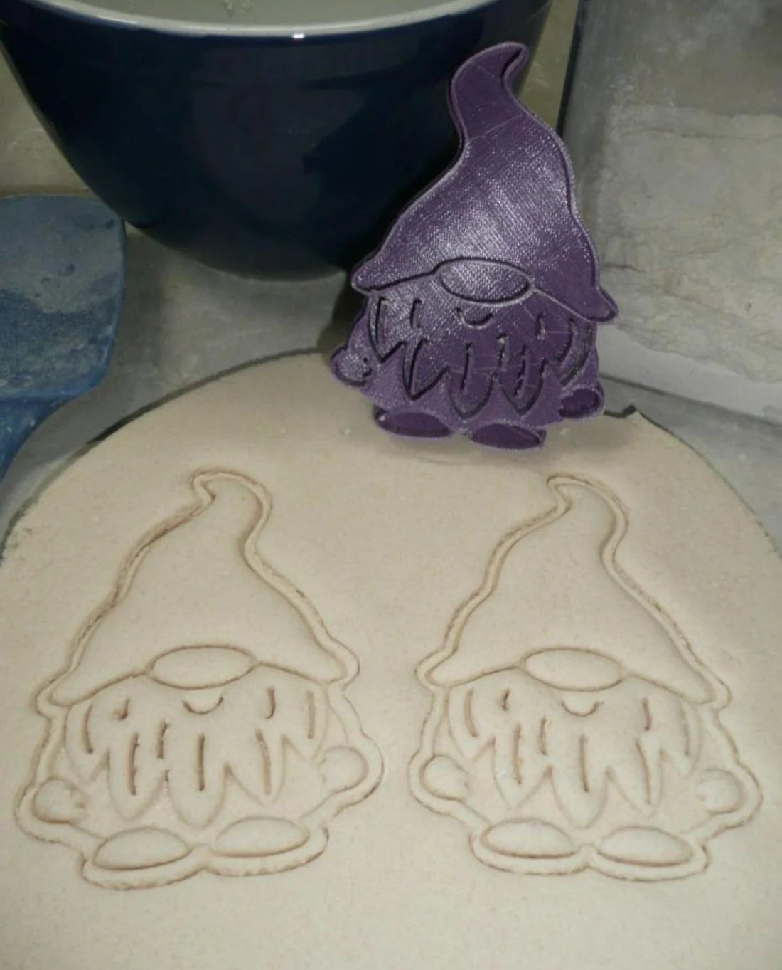 Gnome Dwarf Mythical Creature Plastic Cookie Cutter