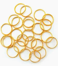 Gold Wedding Rings, 12 Pack