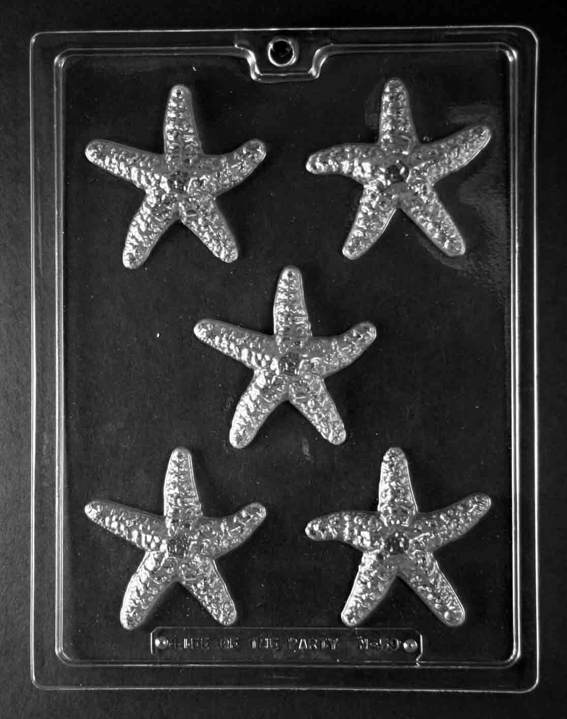 Starfish Mold .7oz 5-cavity