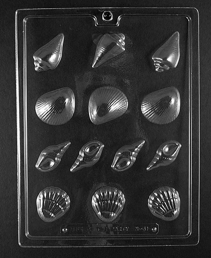 Sea Shell Assortment Mold
