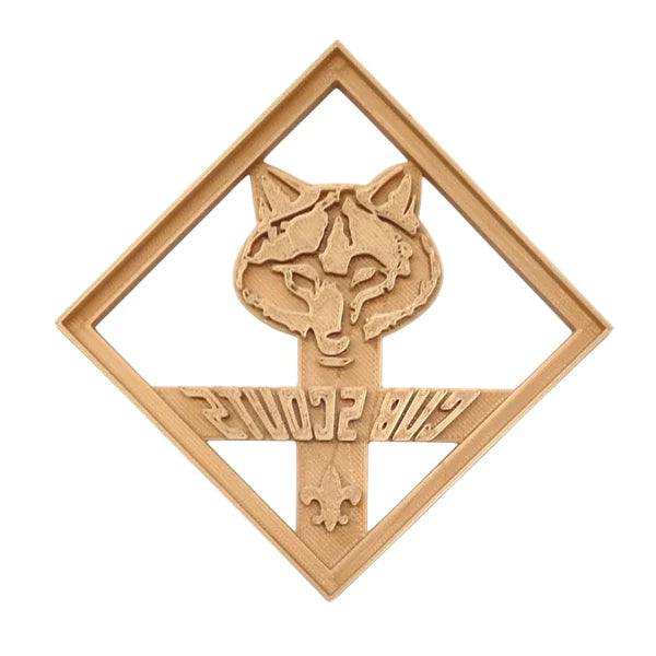 Cub Scout Boy Scout Plastic Cookie Cutter