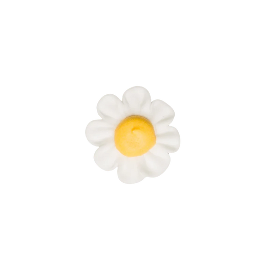Royal Icing 1" Daisy, White 6 Pack