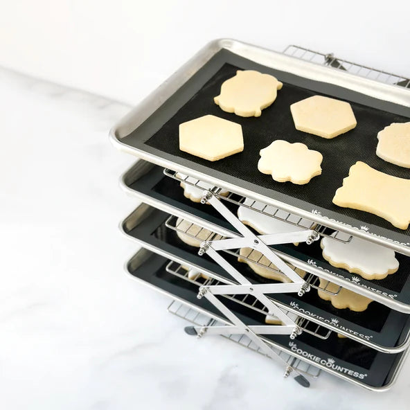 Collapsible Cookie Cooling Rack, 4-Tier