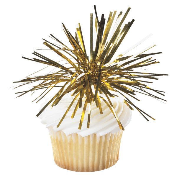 Tinsel Pick, Gold, 2 Pack