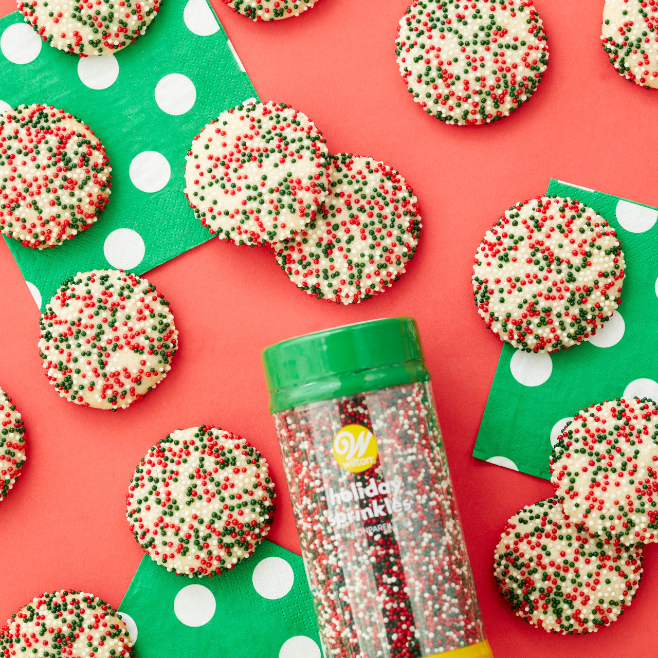 Christmas Nonpareils, Bulk 7.4 oz