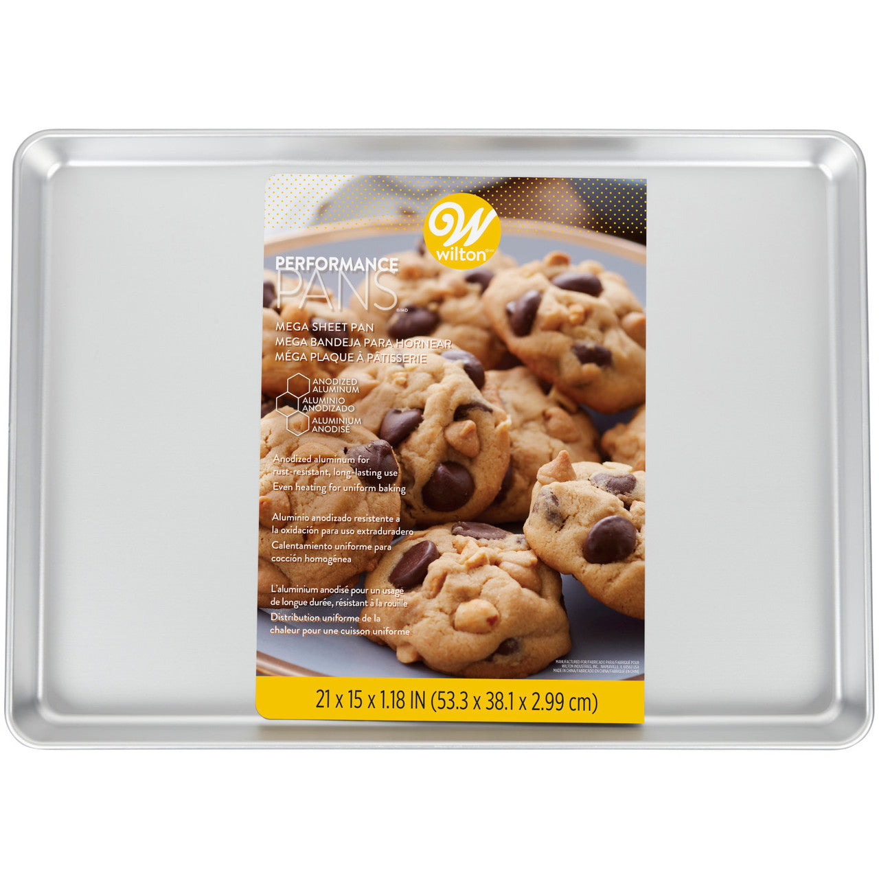 Performance Pans Aluminum Jelly Roll Pan, 10.5 x 15.5-Inch - Wilton
