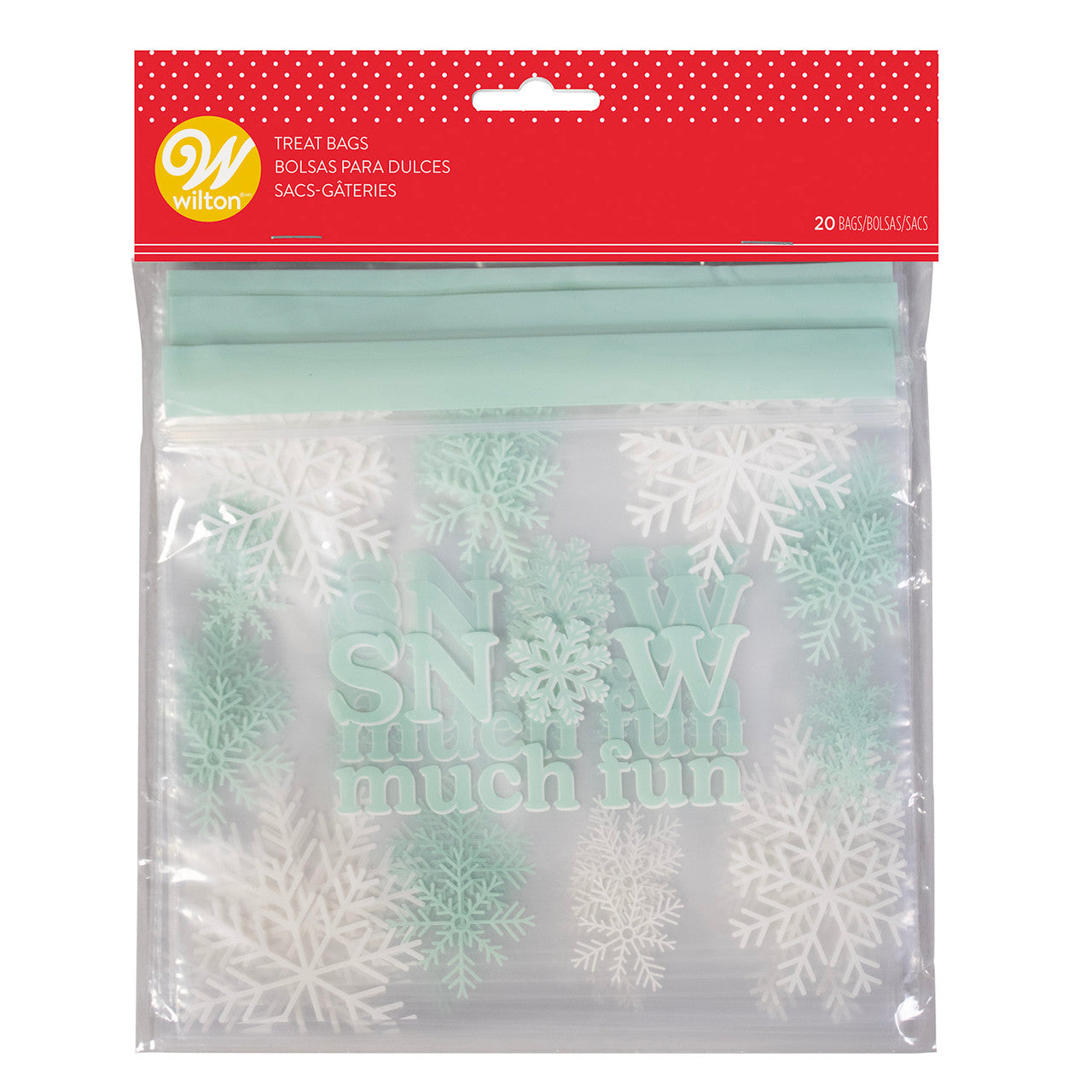 Snow Much Fun Reseal Bags, 20 Pack