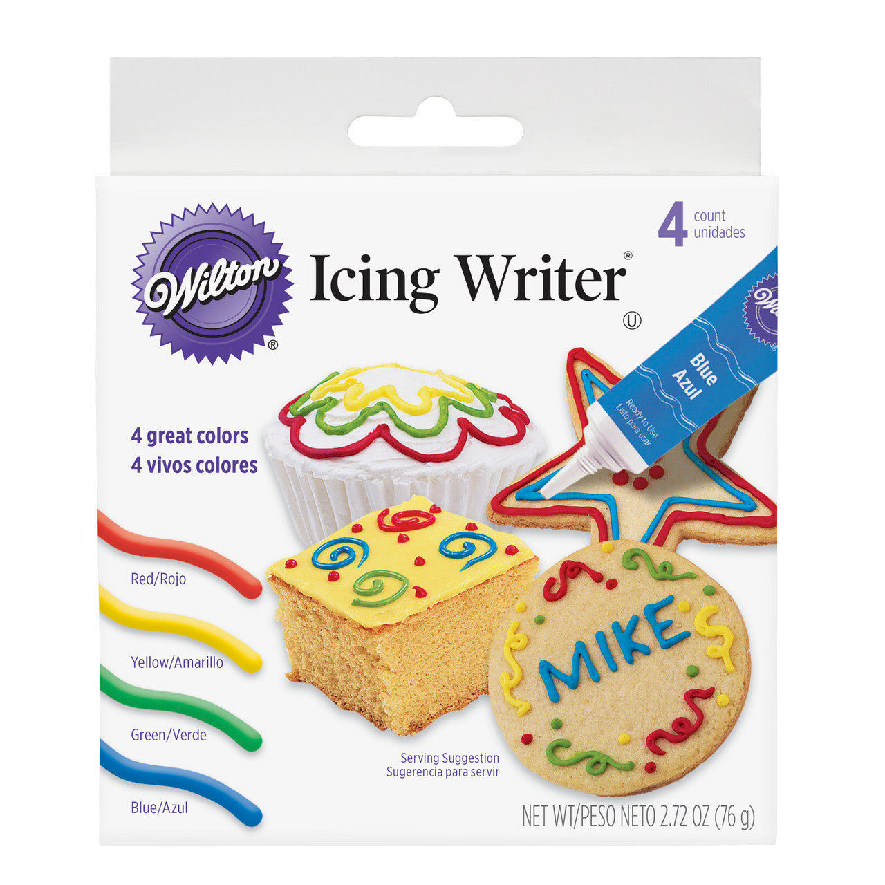 Icing Writer Tubes, 4 pack