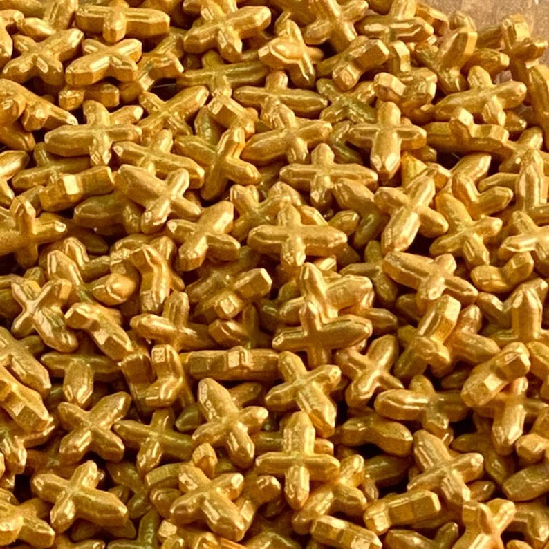 Candy Cross Sprinkles, Gold, 2 oz