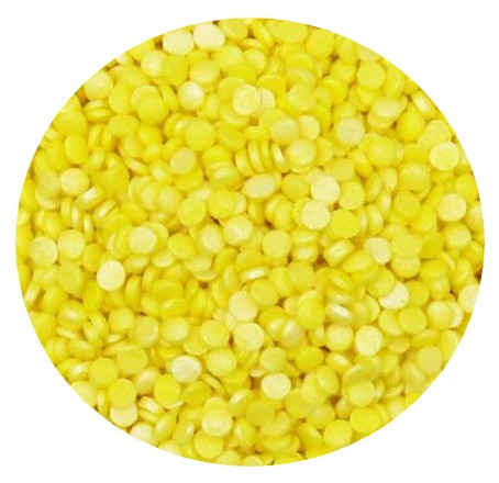 Confetti Pearl Yellow Sequins,  2 oz