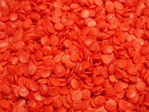 Confetti Red Sequins,  2 oz