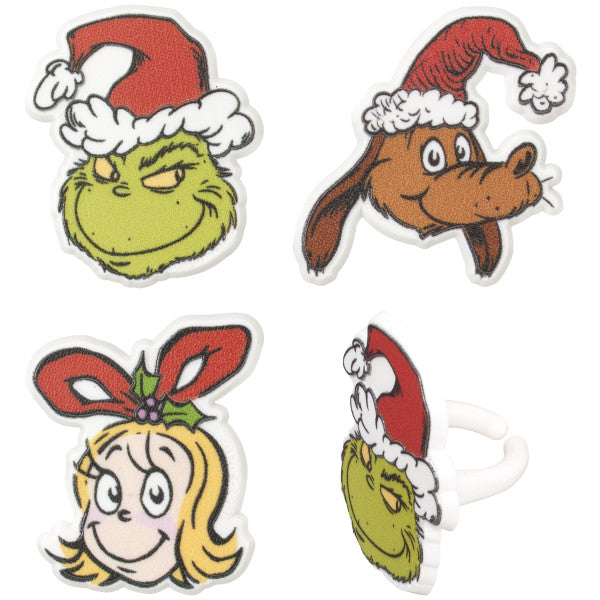 How The Grinch Stole Christmas Rings, 6 Pack