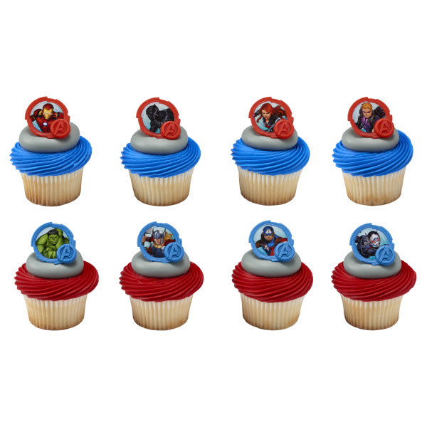 Marvel Avengers Heroes Rings, 8 Pack