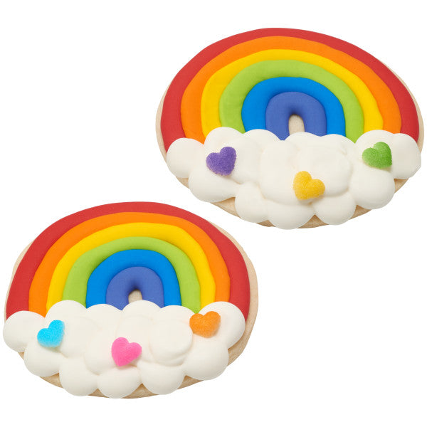 Sugar Mini Heart Charms, 18 Pack