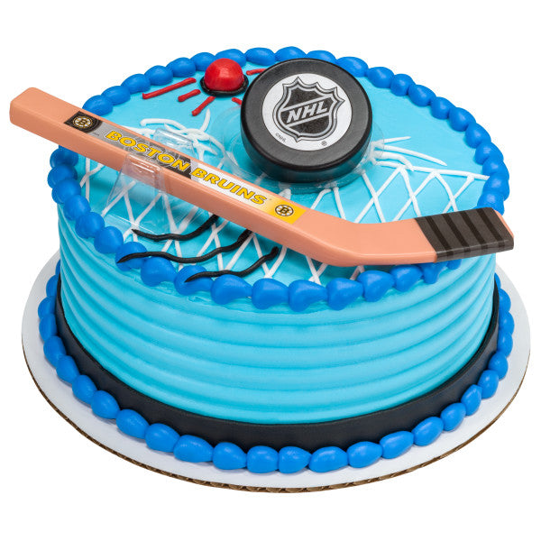Boston Bruins Hockey Cake Top Set