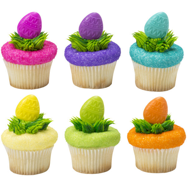 Decorated Easter Egg Picks, 12 pack