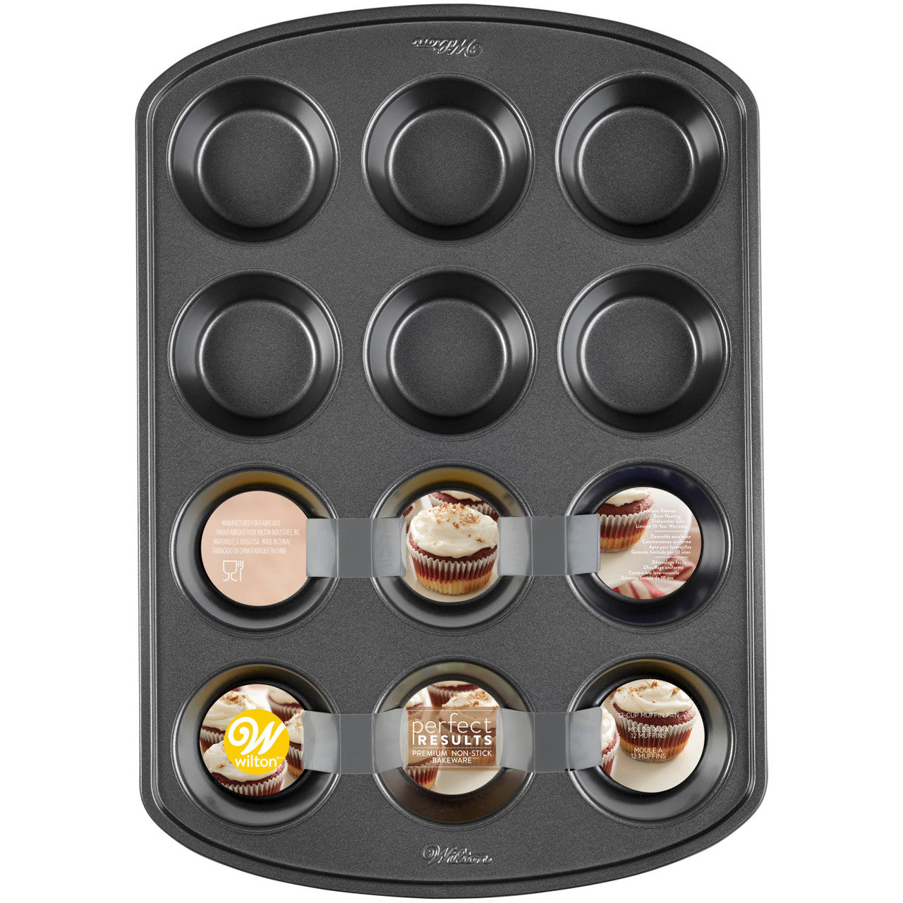 Muffin Pan, Perfect Results Premium, Standard 12-Cup
