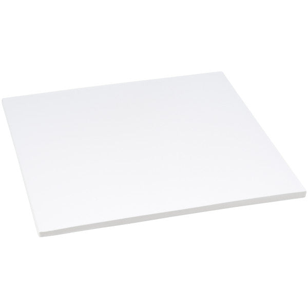 Square Cake Drum, 16", White