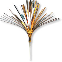 Tinsel Pick, Silver & Gold, 2 Pack