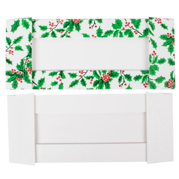 Holly Box, 1/2 lb, 2 Piece