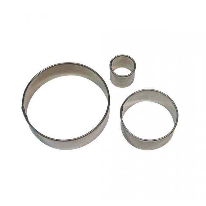 Round Cutter Set, 3 Piece