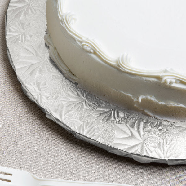 Round Cake Drum, 14", Silver