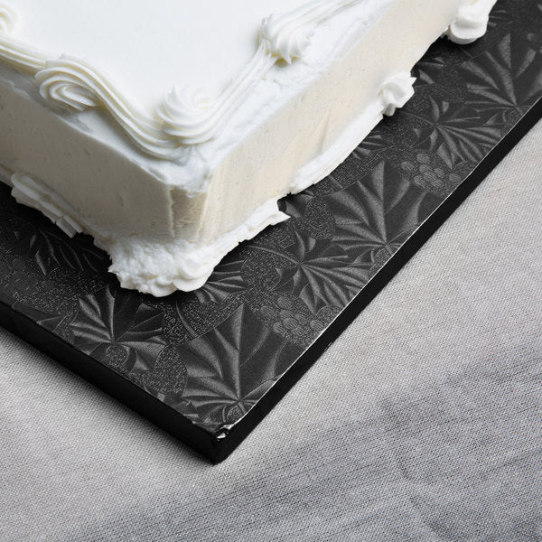 Square Cake Drum, 12", Black